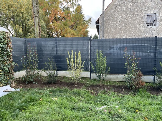 Aménagement du jardin